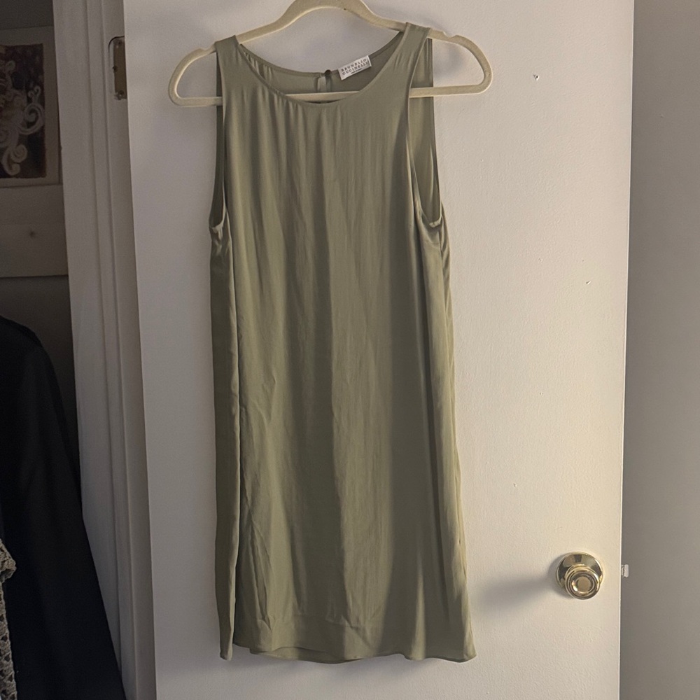 Brunello Cucinelli Sleeveless Olive Tunic